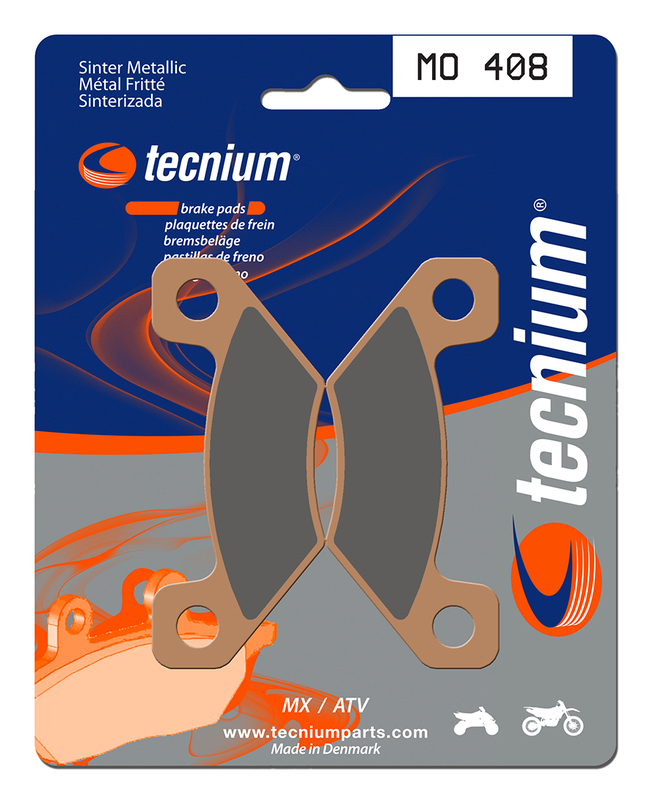 Plaquettes de frein TECNIUM MX/Quad métal fritté - MO408 