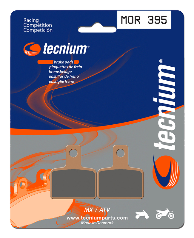 Plaquettes de frein TECNIUM Racing MX/Quad métal fritté - MOR395 