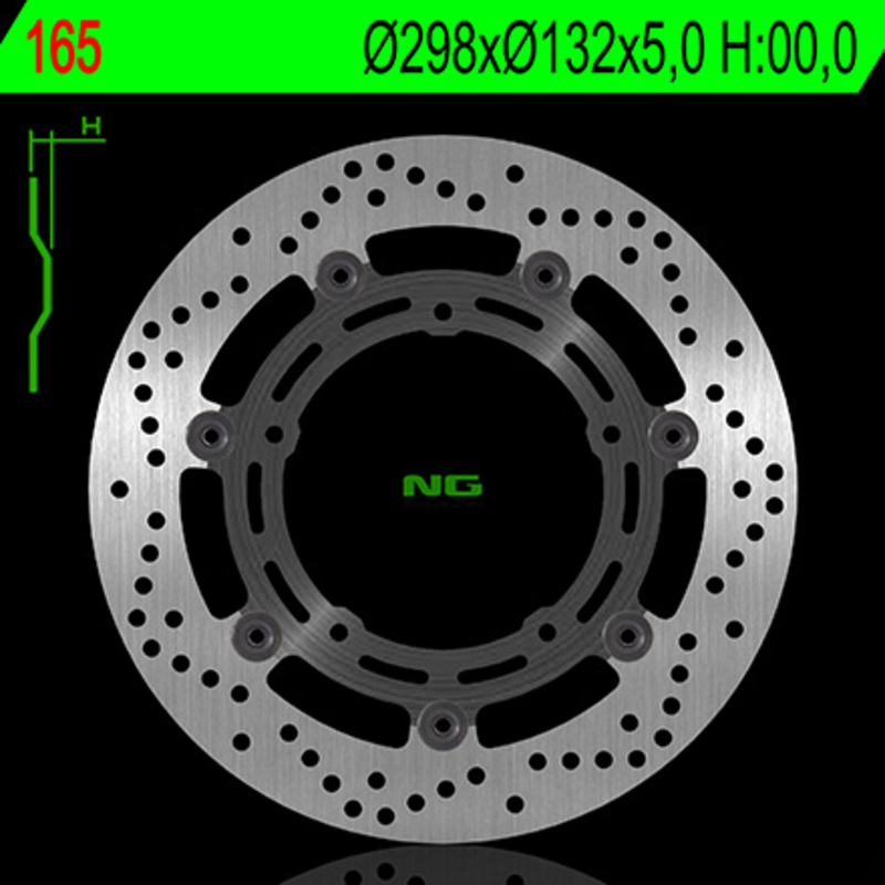 Disque de frein NG BRAKES rond flottant 
