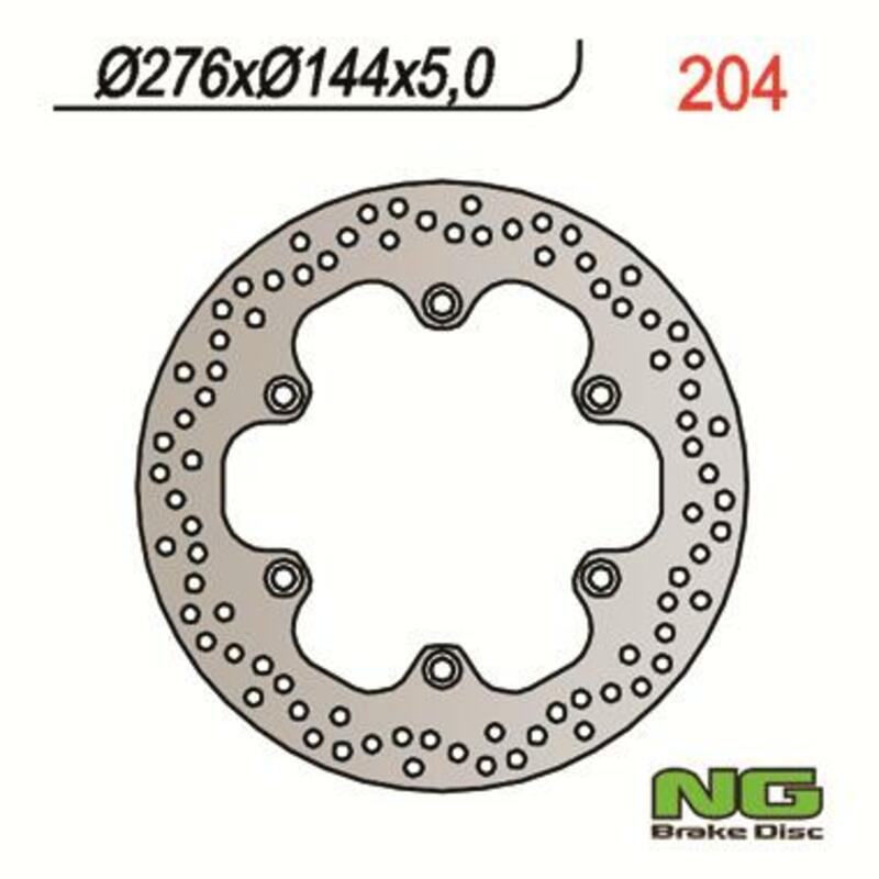 Disque de frein NG BRAKES rond fixe 