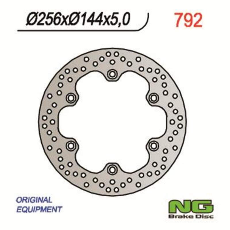 Disque de frein NG BRAKES rond fixe 