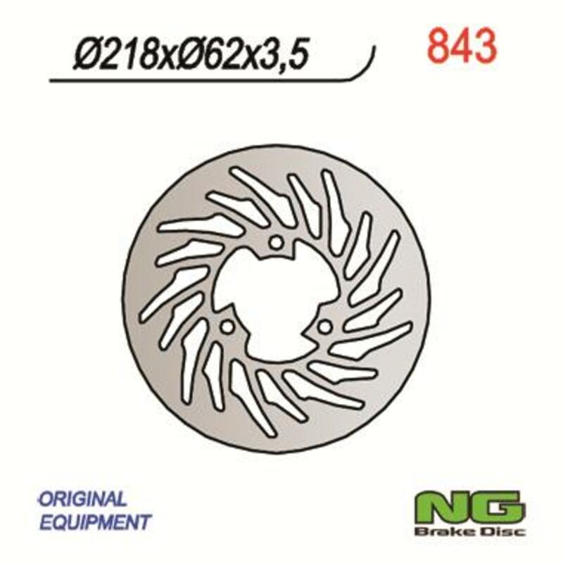 Disque de frein NG BRAKES rond fixe 