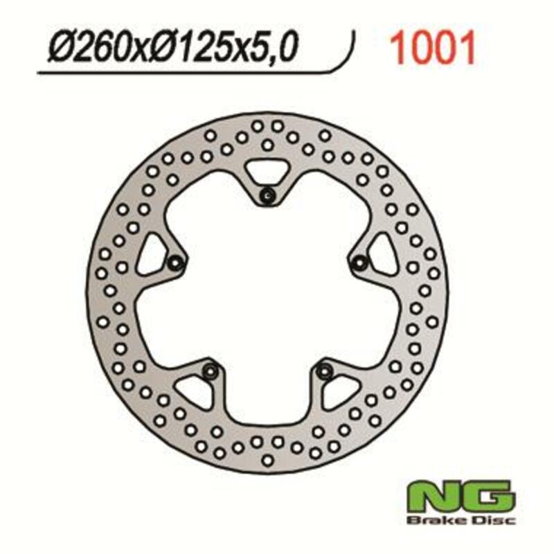 Disque de frein NG BRAKES rond fixe 
