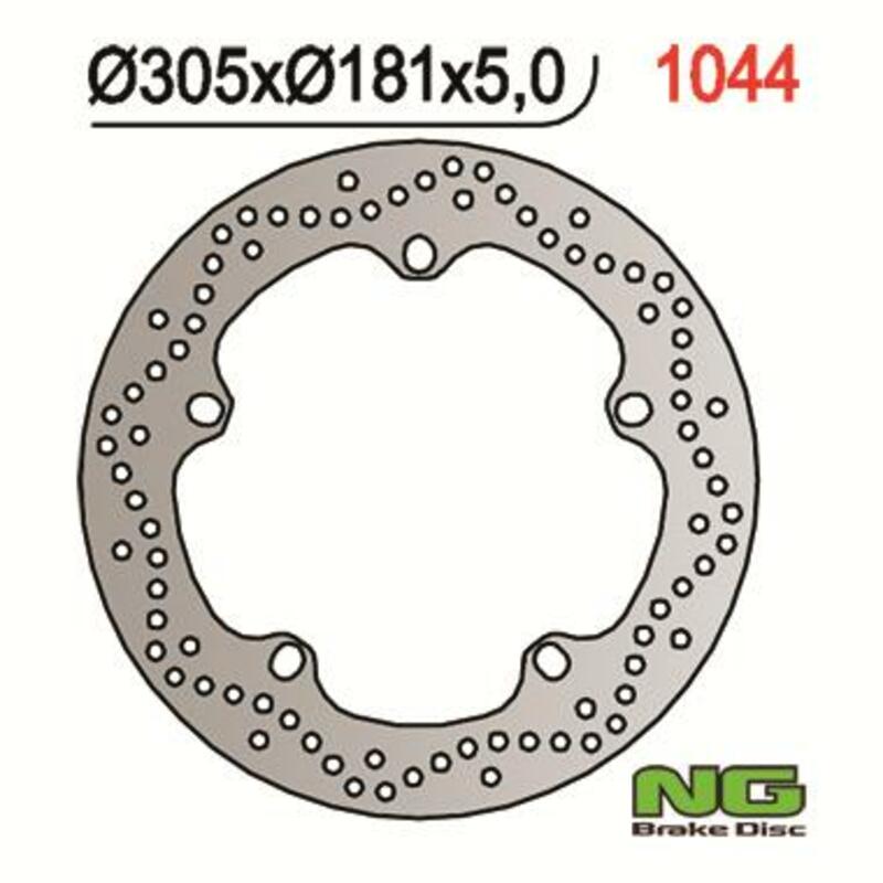Disque de frein NG BRAKES rond fixe 