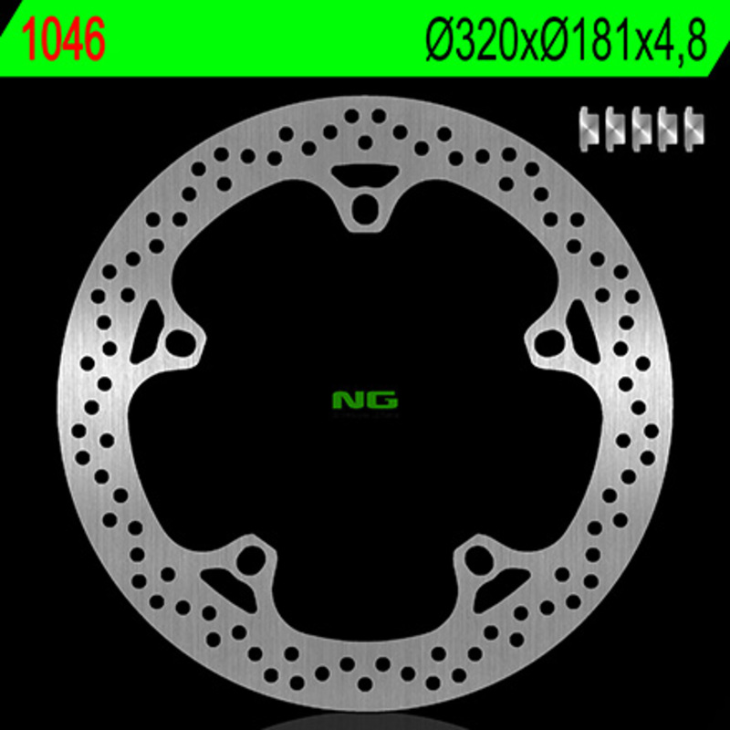 Disque de frein NG BRAKES rond fixe 