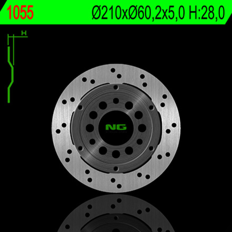 Disque de frein NG BRAKES rond flottant 