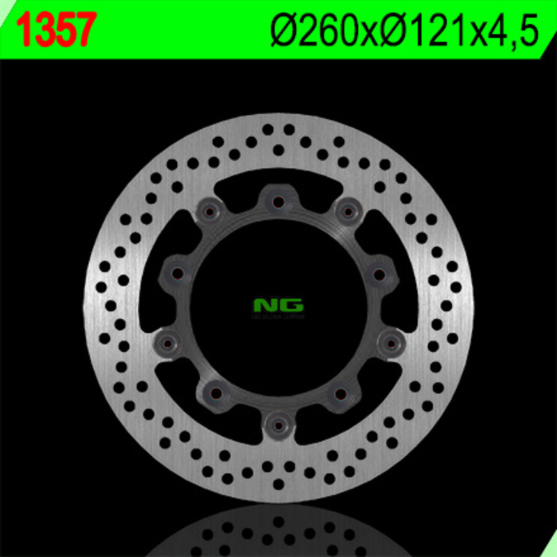Disque de frein NG BRAKES rond flottant 