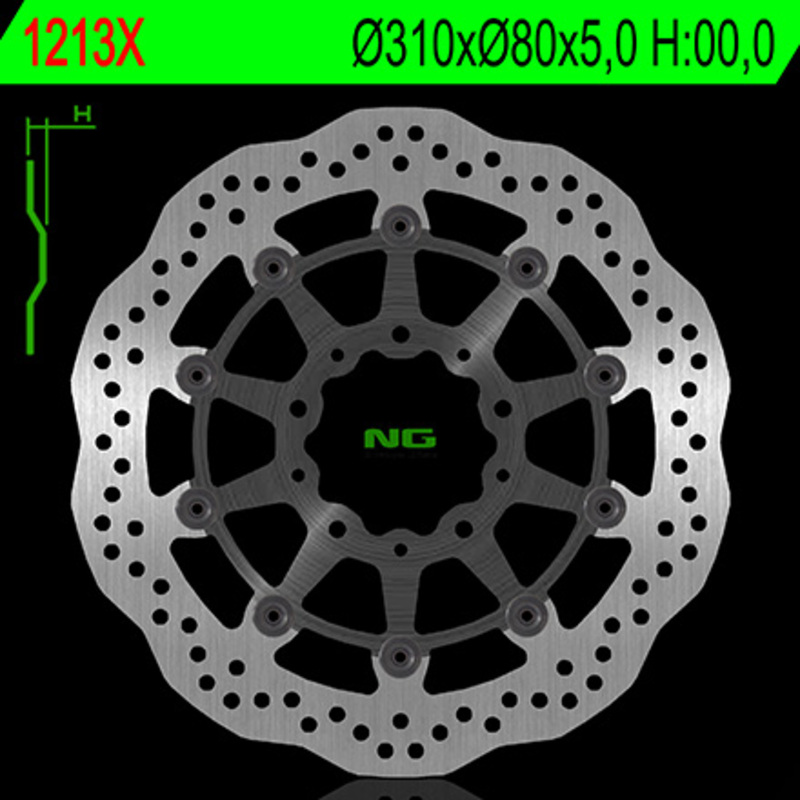 Disque de frein NG BRAKES pétale flottant 