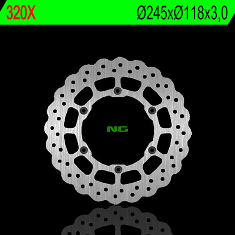 Disque de frein NG BRAKES pétale fixe 
