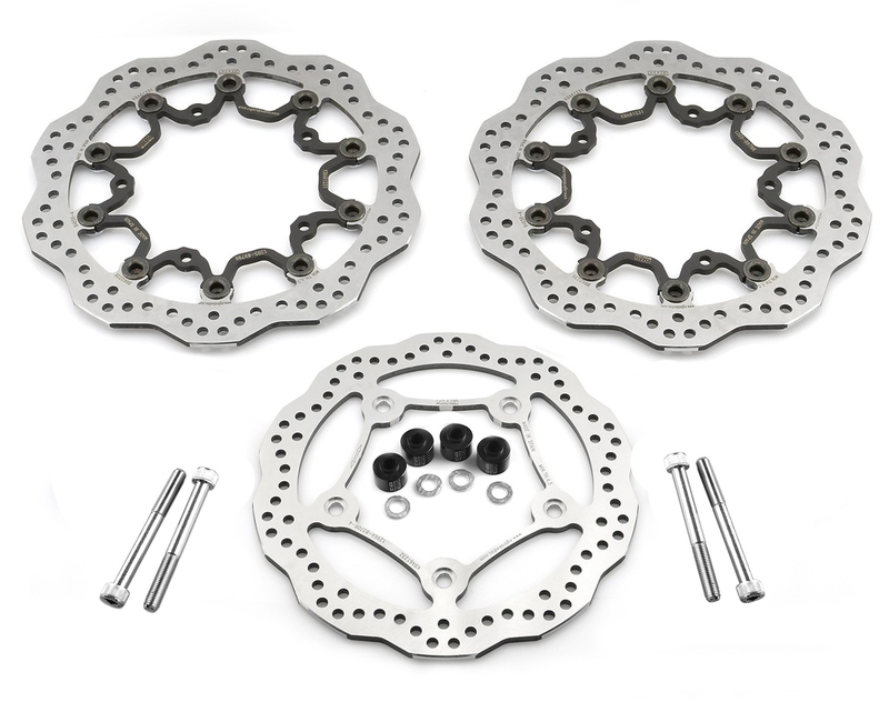 Kit disque de frein Oversize NG BRAKES rond flottant - T-Max 530/560 Radial 