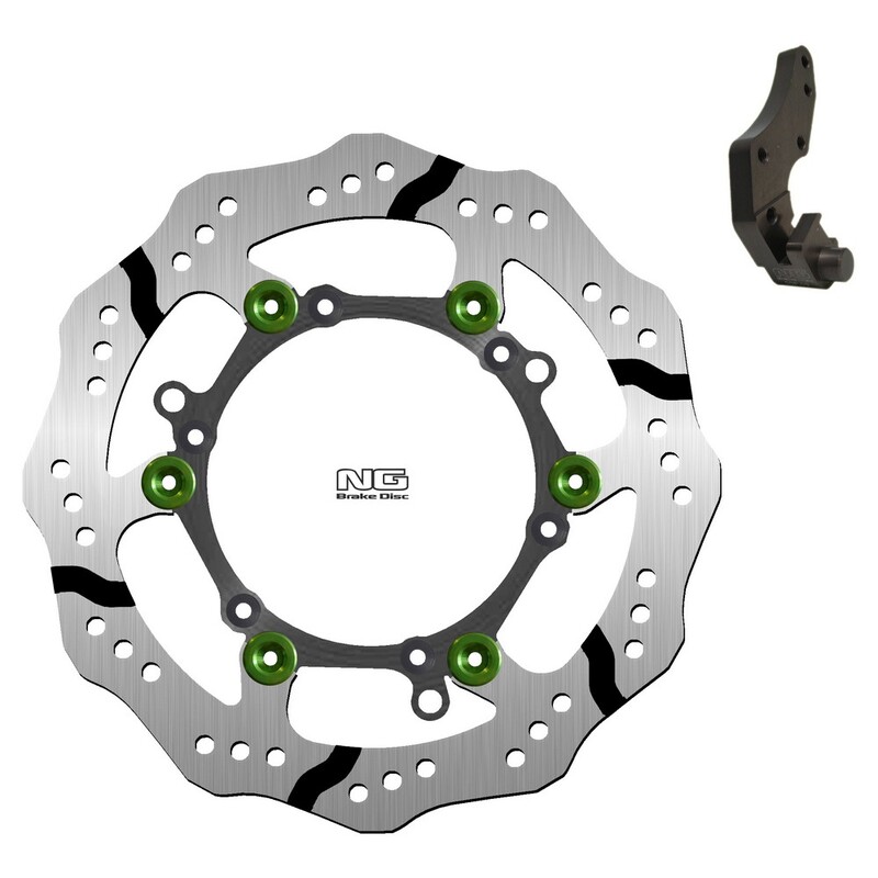 Kit disque de frein Oversize NG BRAKES pétale flottant 