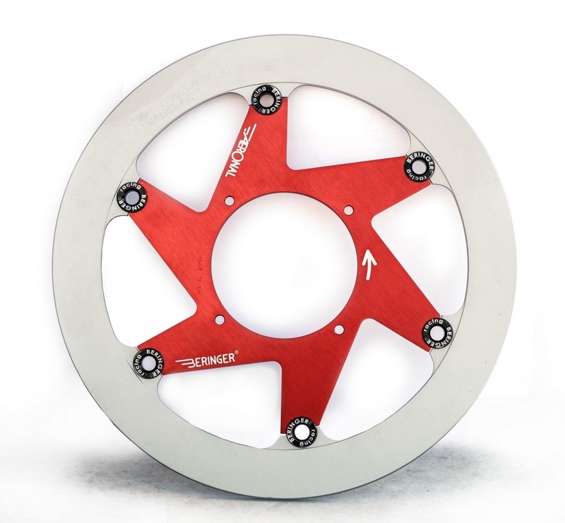 Disque de frein BERINGER Aeronal inox flottant rouge - S9LDRI 