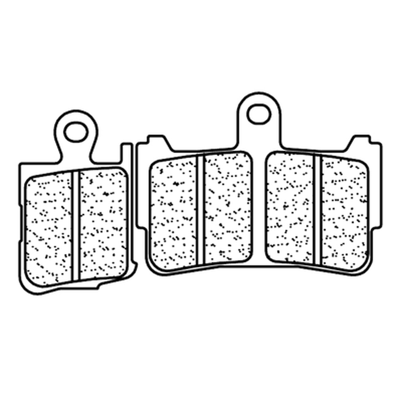 Plaquettes de frein CL BRAKES route métal fritté - 1216XBK5 