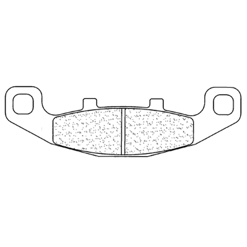 Plaquettes de frein CL BRAKES route métal fritté - 2304A3+ 