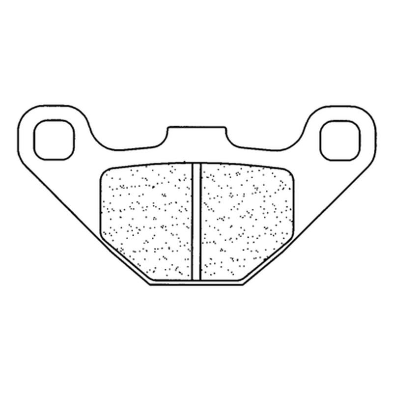 Plaquettes de frein CL BRAKES Quad métal fritté - 2466ATV1 