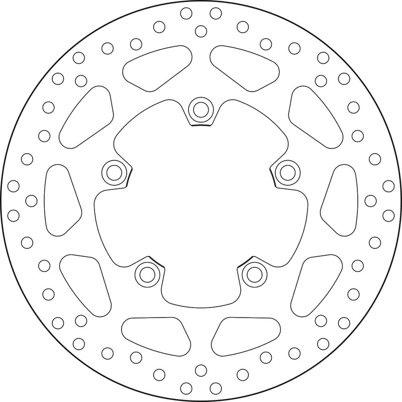 Disque de frein BREMBO Serie Oro rond fixe 