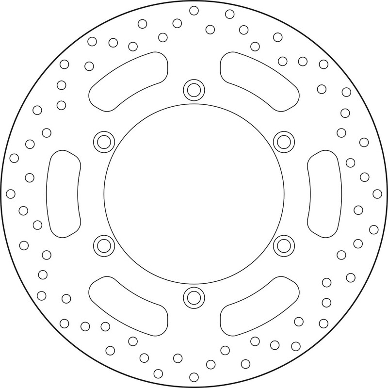 Disque de frein BREMBO Serie Oro rond fixe 