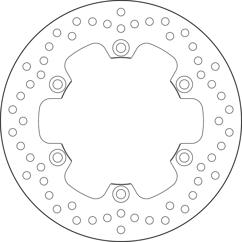 Disque de frein BREMBO Serie Oro rond fixe 