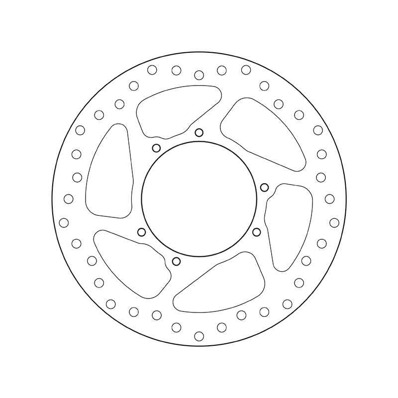 Disque de frein BREMBO Serie Oro rond fixe 