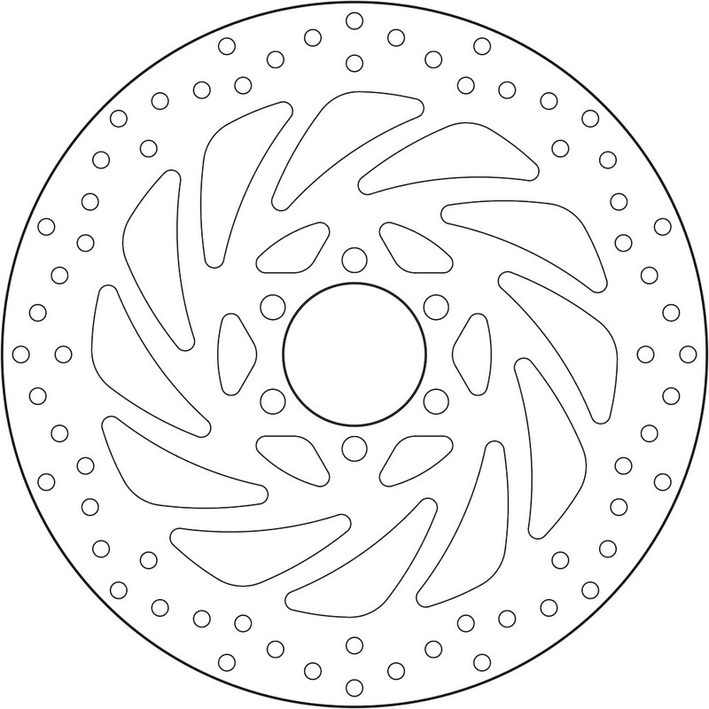 Disque de frein BREMBO Serie Oro rond fixe 
