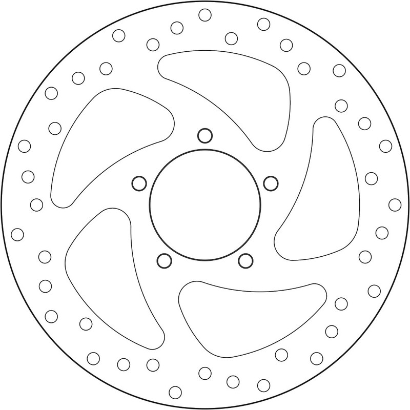 Disque de frein BREMBO Serie Oro rond fixe 