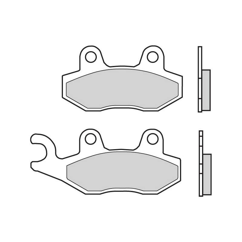 Plaquettes de frein BREMBO Scooter métal fritté - 07076XS 