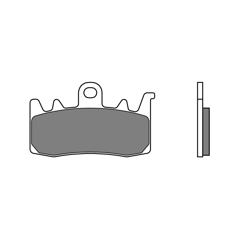 Plaquettes de frein BREMBO route métal fritté - 07BB38SA 