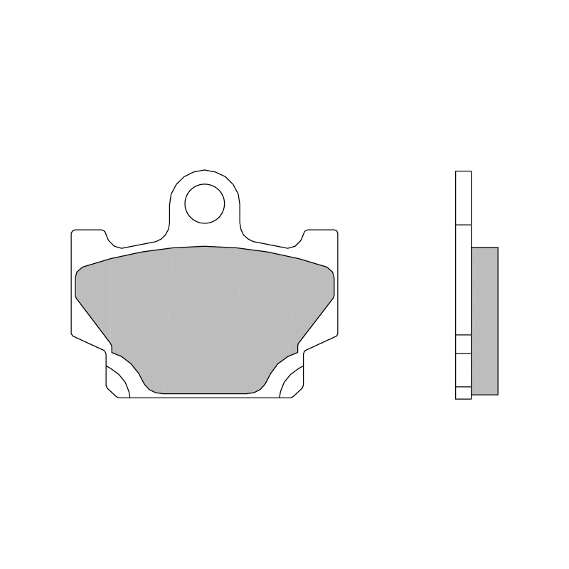 Plaquettes de frein BREMBO route carbone céramique - 07YA1011 