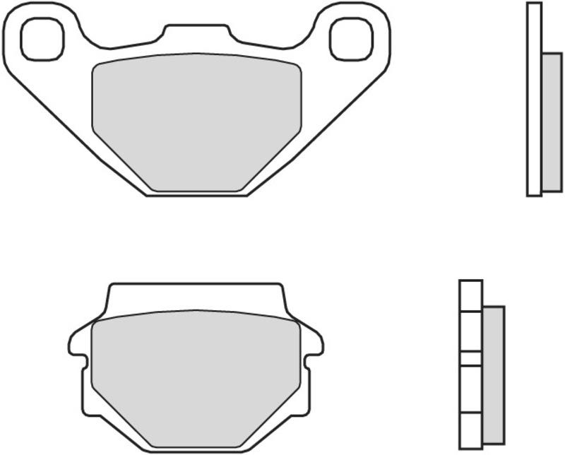 Plaquettes de frein BREMBO route carbone céramique - 07YA54CC 