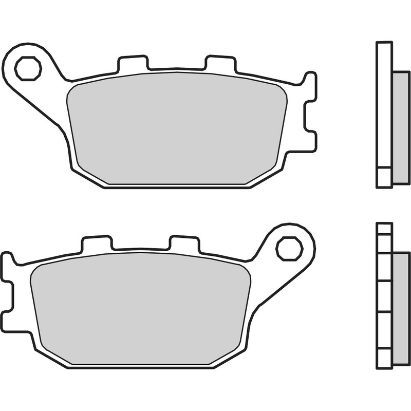Plaquettes de frein BREMBO route carbone céramique - 07HO3607 