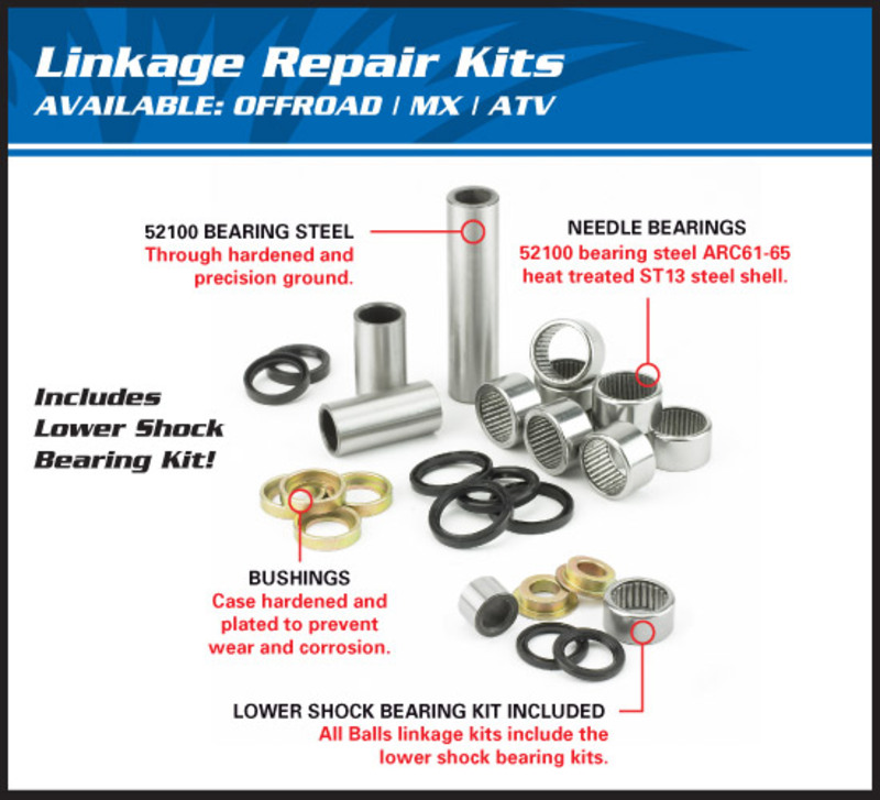 Kit réparation de biellettes ALL BALLS Yamaha TT-R250 