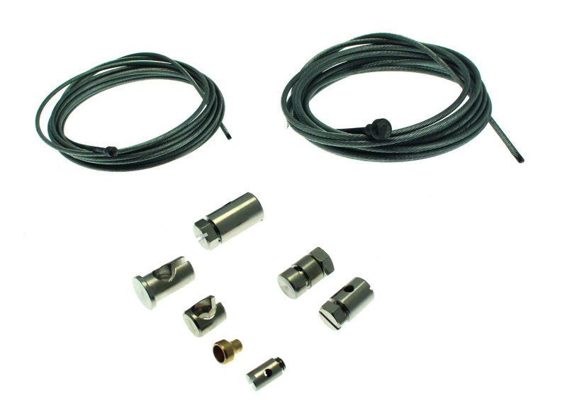 Coffret accessoires cables Venhill butée de gaine + régleur de câble 
