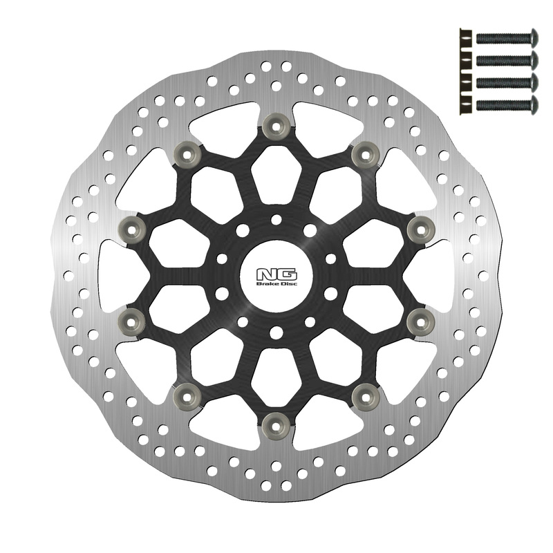 Kit disque de frein Oversize NG BRAKES pétale flottant 