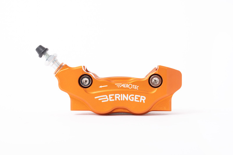 Etrier de frein radial gauche BERINGER Aerotec® MX 4 pistons orange 