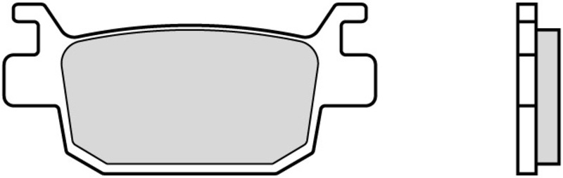 Plaquettes de frein BREMBO route carbone céramique - 07GR93CC 