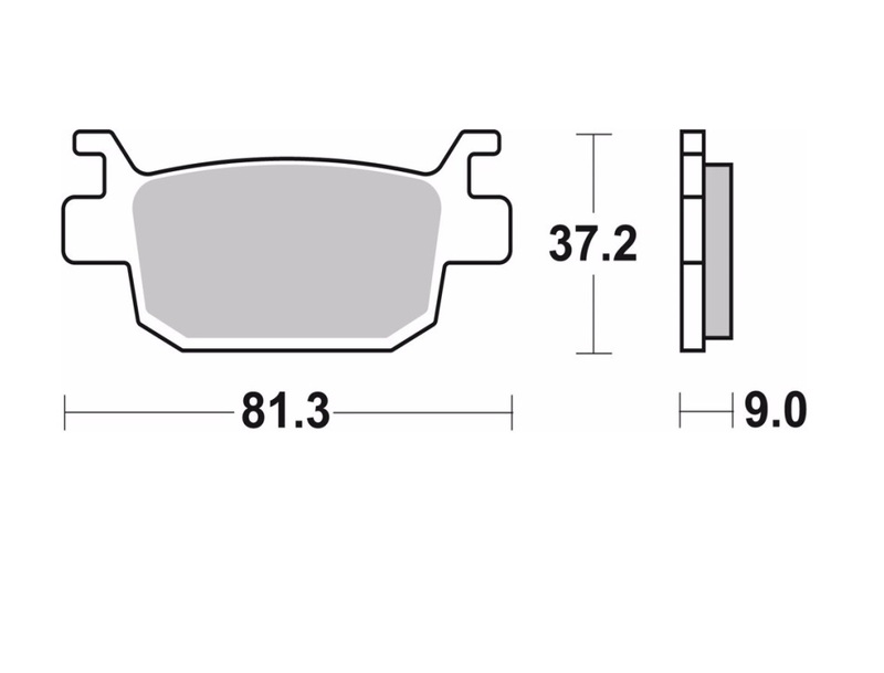 Plaquettes de frein BREMBO route métal fritté - 07GR93SP 