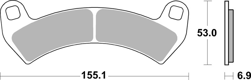Plaquettes de frein BREMBO Off-Road métal fritté - 07PO14SD 