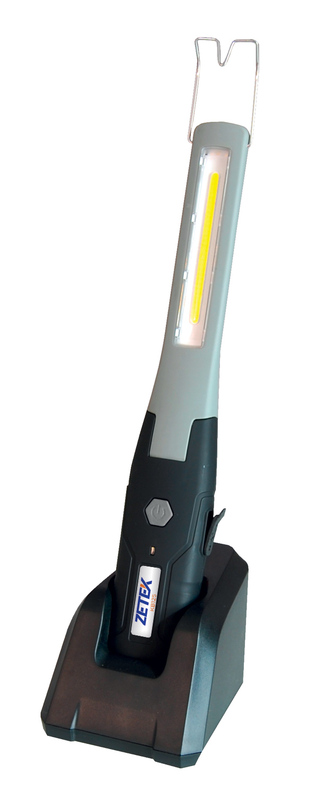 Lampe baladeuse fine rechargeable ZECA LED 250 Lux 