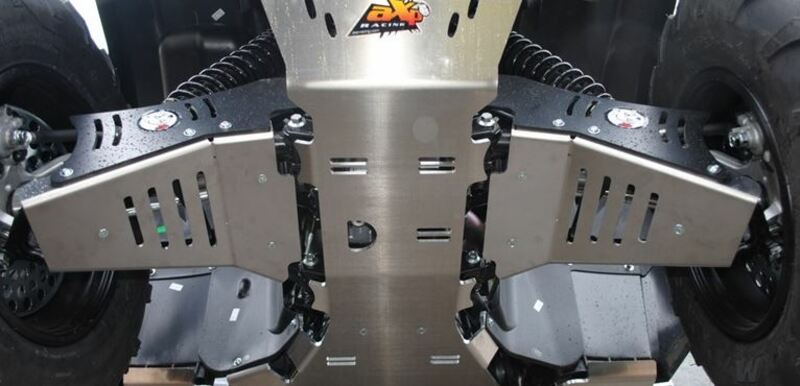 Protection de triangle avant AXP - aluminium 4mm Yamaha YFM Grizzly 
