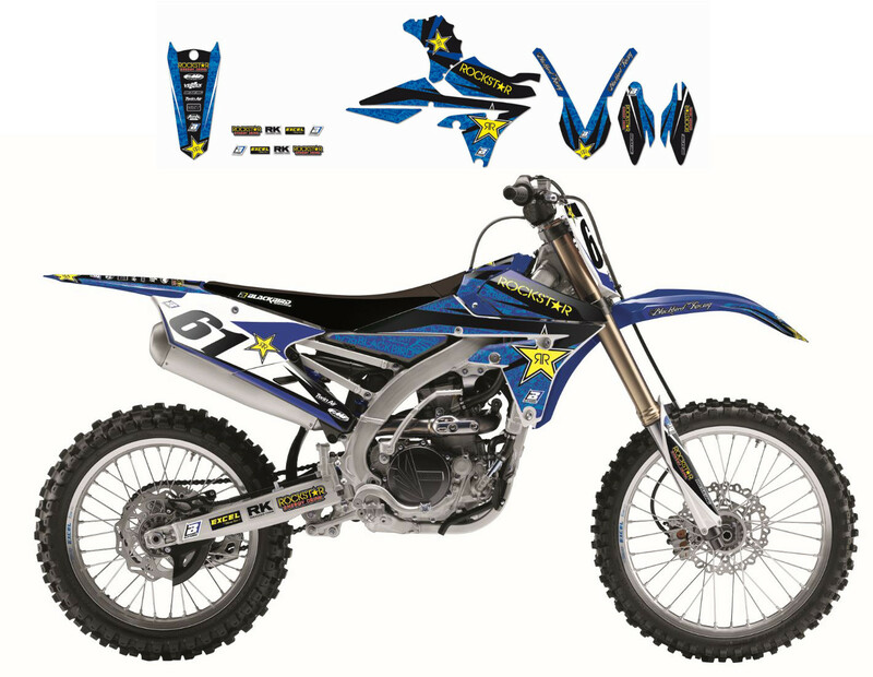 Kit deco BLACKBIRD Rockstar Energy Yamaha YZ125/250 UFO REPLICA 