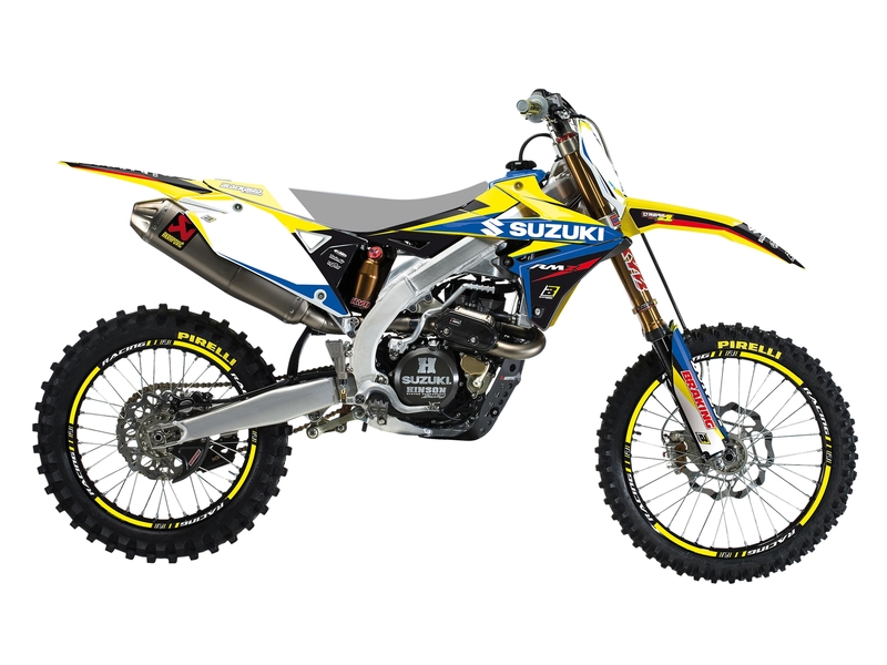 Kit déco BLACKBIRD Dream Graphic 4 Suzuki RM-Z250/450 