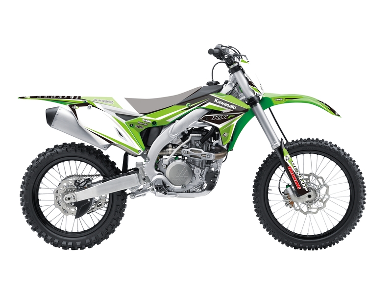 Kit déco BLACKBIRD Dream Graphic 4 Kawasaki KX450F 