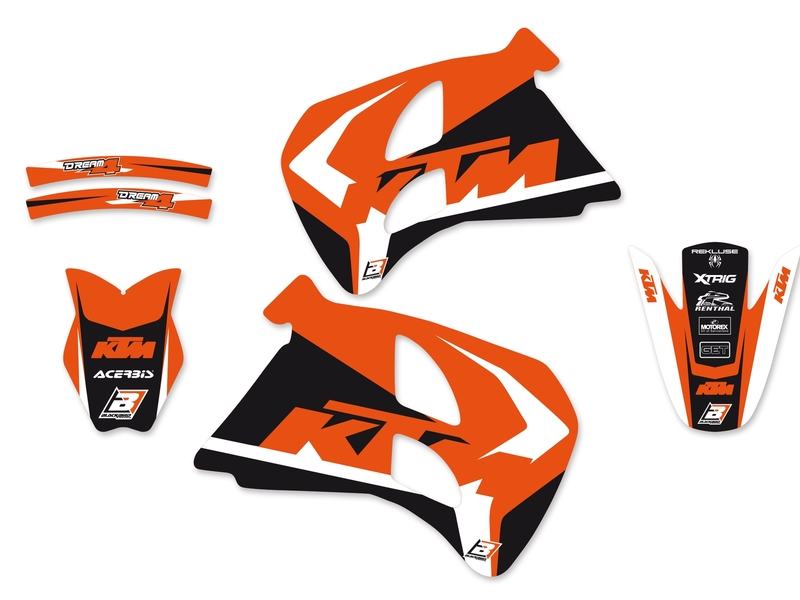 Kit déco BLACKBIRD Dream Graphic 4 KTM 