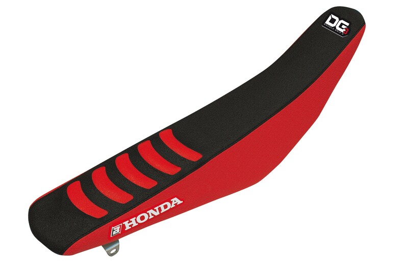 Housse de selle BLACKBIRD Double Grip 3 noir/rouge Honda 