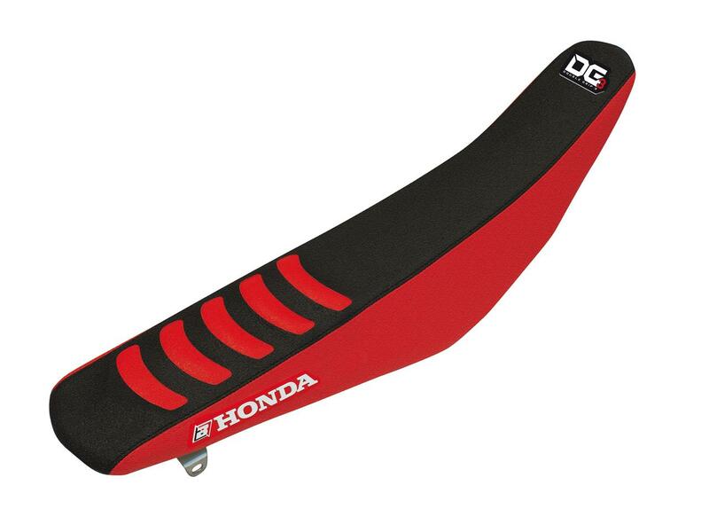 Housse de selle BLACKBIRD Double Grip 3 rouge/noir Honda CRF250R/450R 