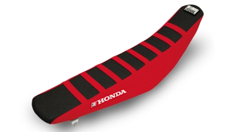 Housse de selle BLACKBIRD Zebra noire/rouge Honda CRF250/450R 