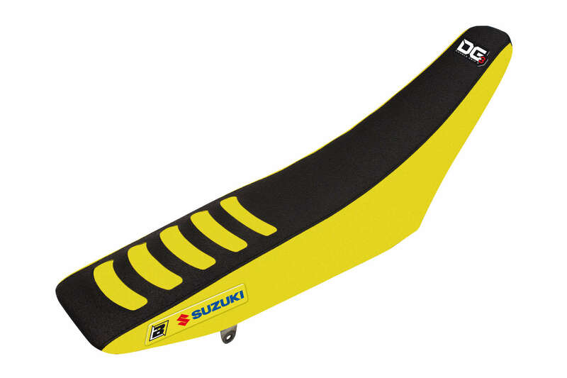 Housse de selle BLACKBIRD Double Grip 3 jaune/noir Suzuki RM-Z450 