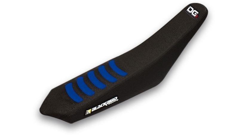 Housse de selle BLACKBIRD Double Grip 3 noir/bleu Sherco SE/SEF/SE-R/SEF-R 