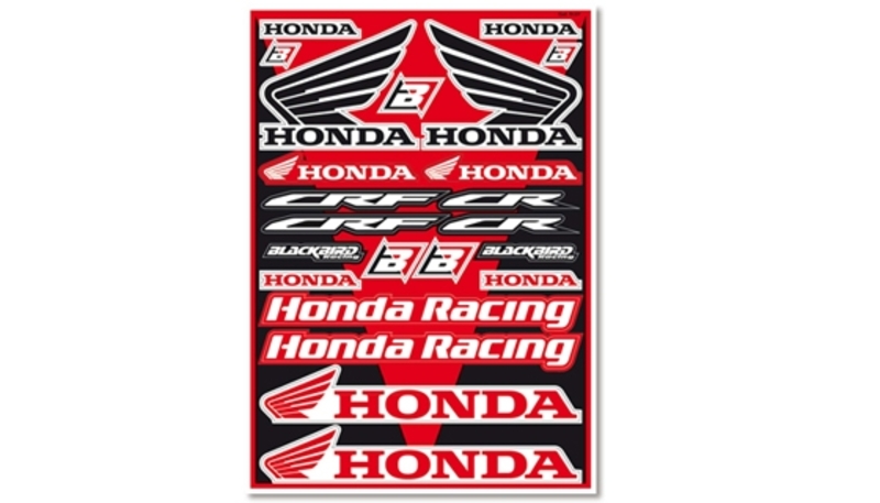 Planche de stickers BLACKBIRD Honda 