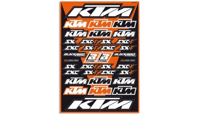 Planche de stickers BLACKBIRD KTM 